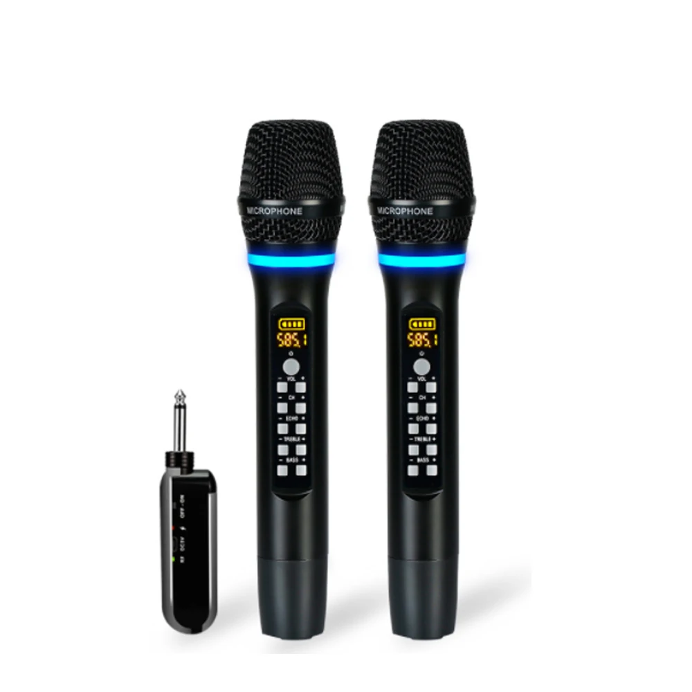 Singing Use Professional BT Recharging Mic Wireless Karaoke Digital Microphone