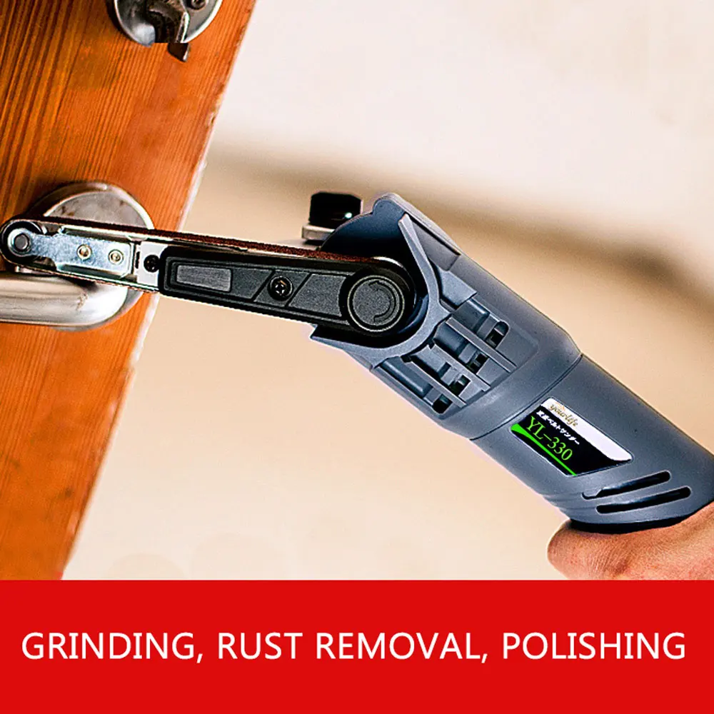 

220V Adjustable Speed Car polishing machine Electric Woodworking Metal Belt Sander Waxing Machine Auto Furniture Polisher