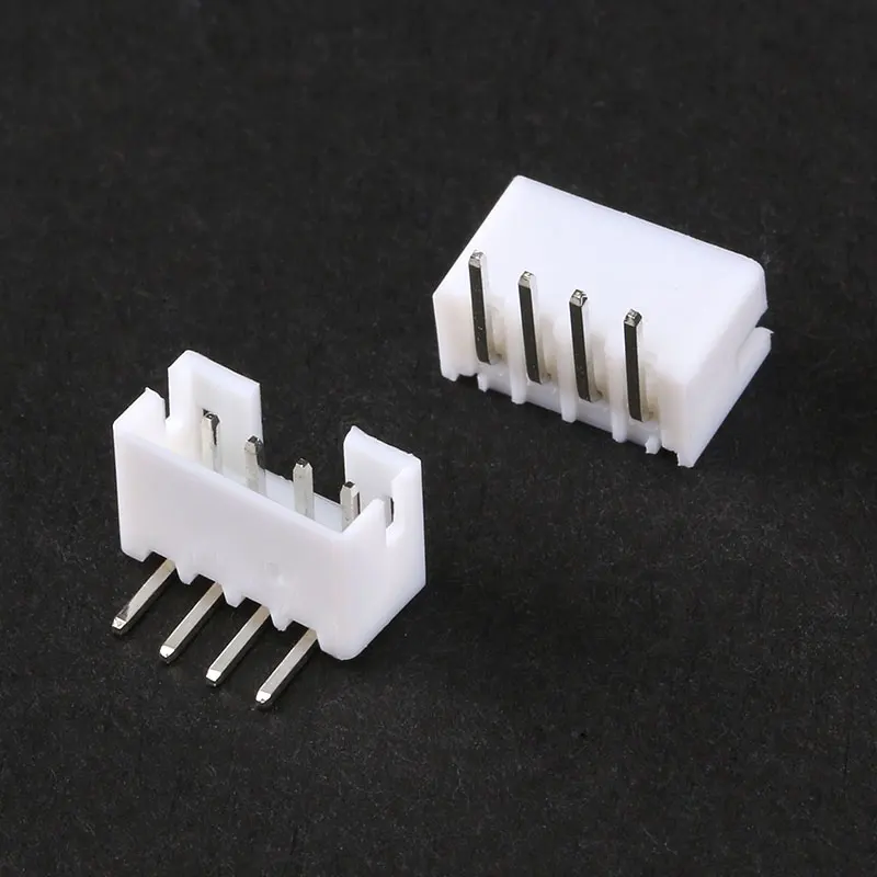 50PCS 2P/3P/4P/5P/6P/7P/8P/9P/10P PH2.0 2MM Right Angle Needle Connector White Female