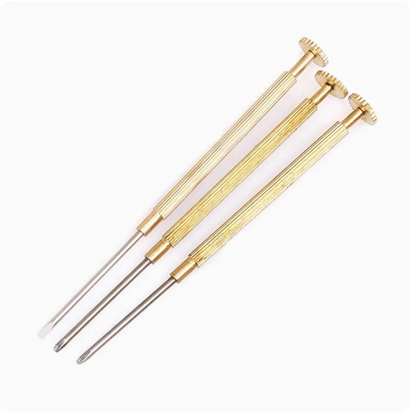 Small Size Metal Slotted Screwdriver for Rolex Watch Repair Tools Removal Install Screws Set Watchmaker Cross And Flat