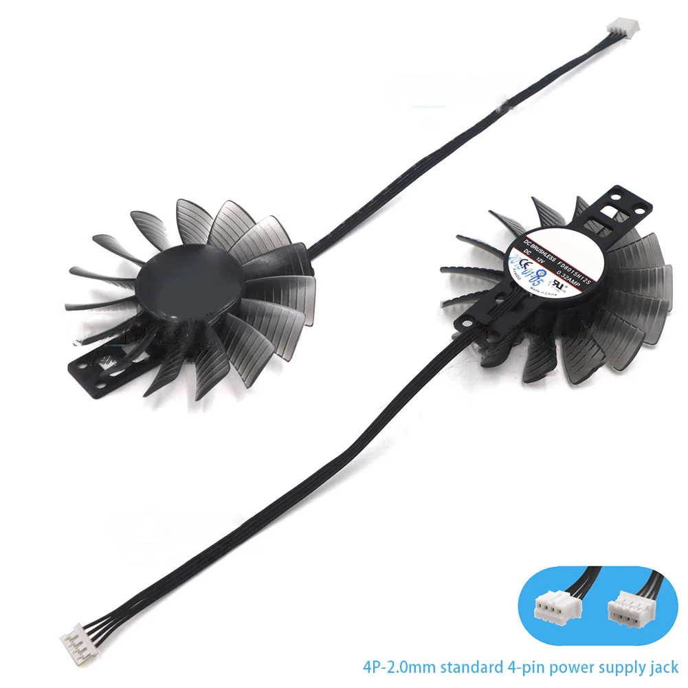 For GAINWARD RTX2080Ti PHOENIX FD9015U12S Graphics Video Card Cooling Fan