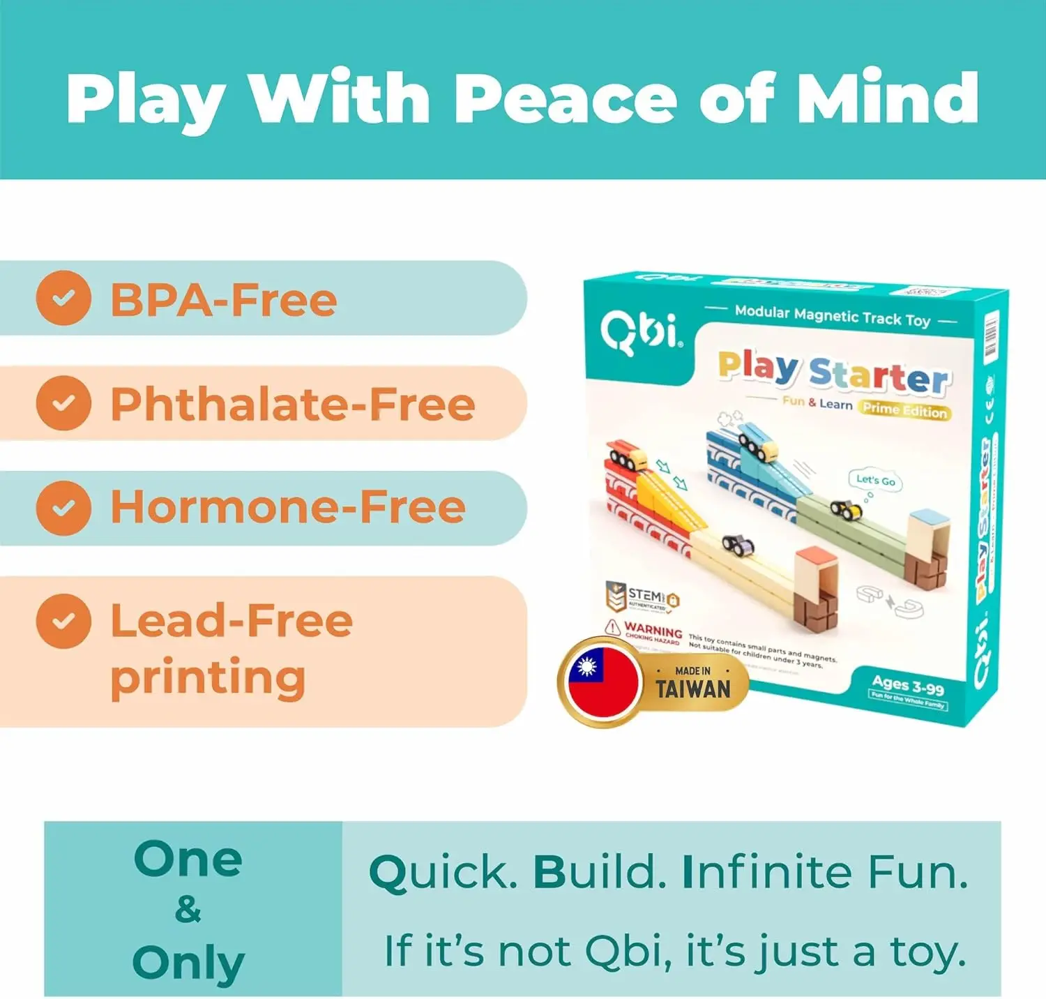 Juego de iniciación de pistas de bloques magnéticos | Bloques de construcción STEM 4 en 1 con 4 coches y pistas 3D | Juguetes magnéticos sensoriales educativos | Presc