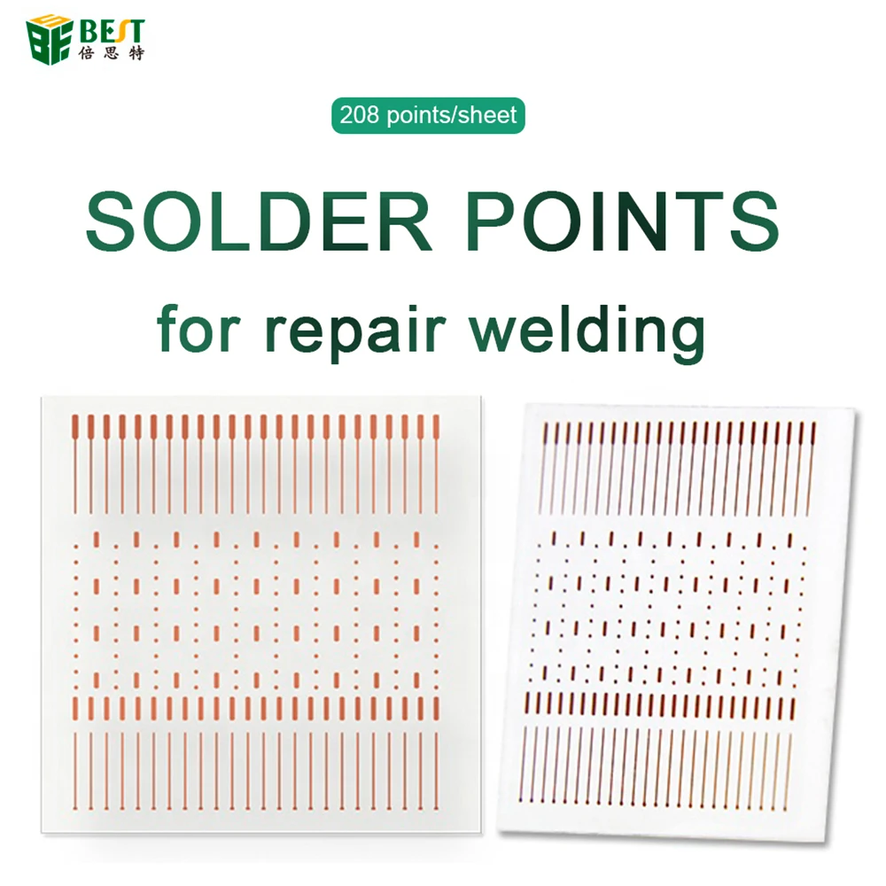 208 Dots Repairing For phones Solder Soldering Lug Welding Pad Mother Board Jumper Wire Spot Repair Soldering Pieces No Trace