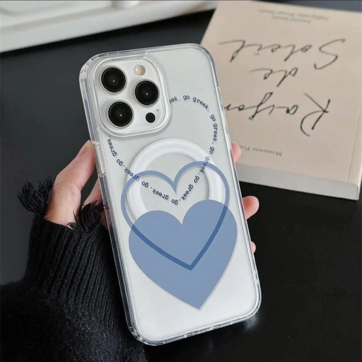 SEIRASSIM love hearts phone case for iphone 16 pro max 15 14 plus 13 11 12 camera protect silicone cover for iphone xr xs x 7 8