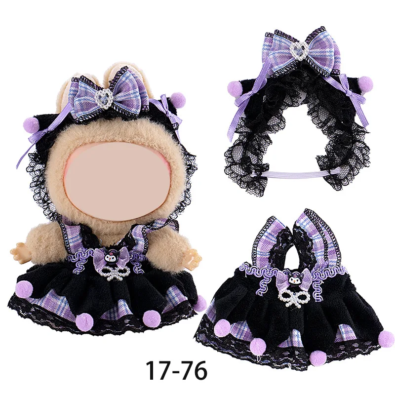

Only Clothes -1st, 2nd and 3rd Generation Bubu Clothing Accessories, Labubu Sitting Doll Clothes Overalls Set for Girls Gifts