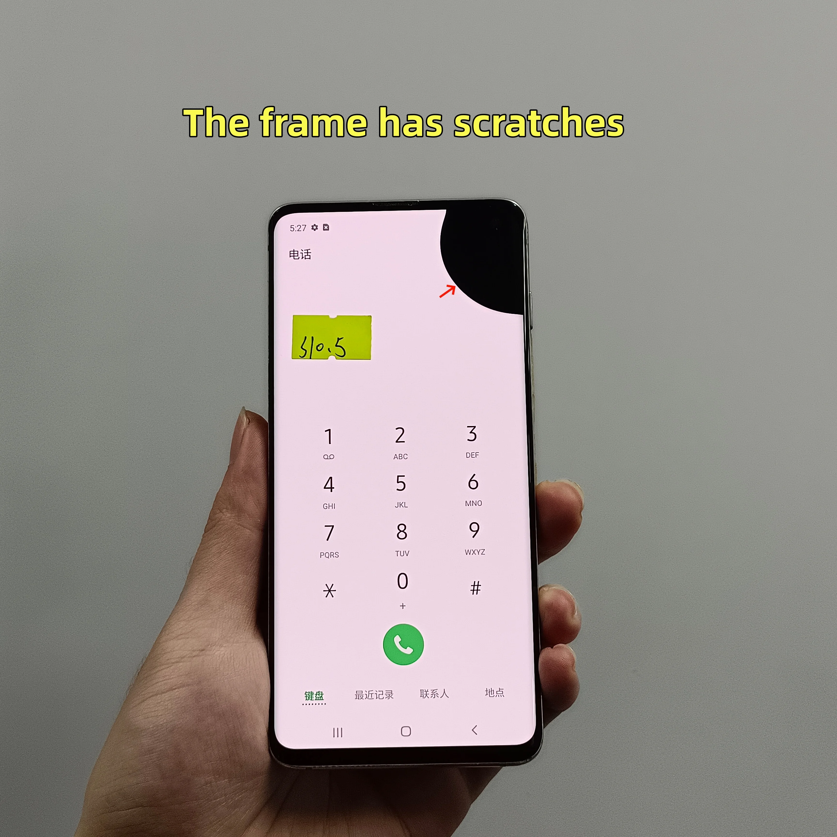 For Samsung Galaxy S10 G973F/DS G973U G973 SM-G973 Amoled LCD Display Touch Screen Digitizer Assembly With Black Dots replace