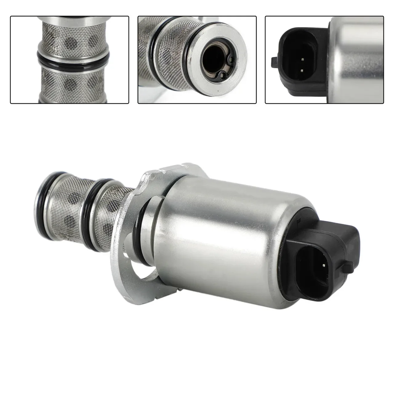 Katup solenoid hidrolik AT310584 untuk backhoe loader 310J, 310K, 310SJ, 310SK, 315SJ, 315SK, 325J, 325K, 325SK, 410J, 410K