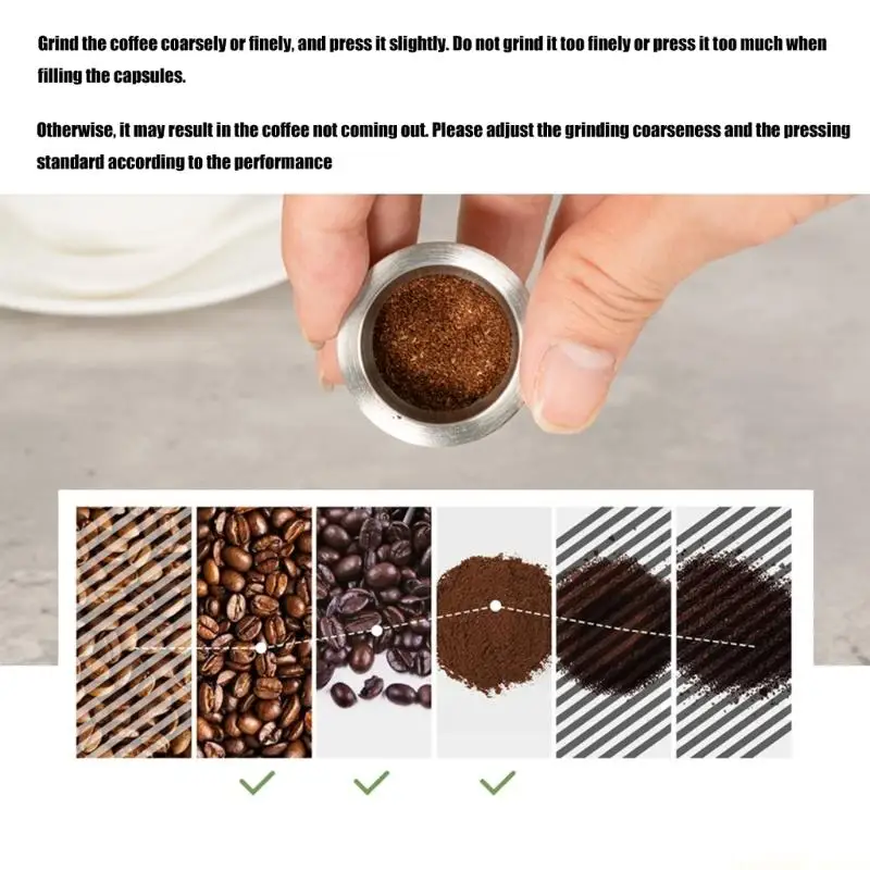 

D0AB Professional Coffee Cup Small Spoon Set with Filter Sheets and Cleaning Brush
