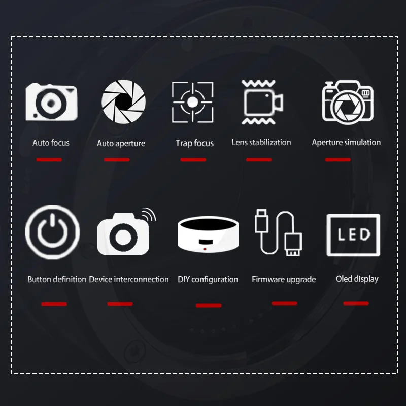 FUNMOUNT EFTZ EF-NZ Адаптер объектива с автофокусом для объектива с креплением Canon EF для камеры Nikon Z9/Z8/ZF/ZFC/Z72/Z62