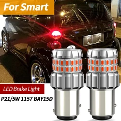 2PCS Car LED Brake Light Lamp Blub P21/5W 1157 BAY15D Canbus For Smart Fortwo MK1 450 Fortwo MK2 451 Fortwo MK3 453 Forfour 454