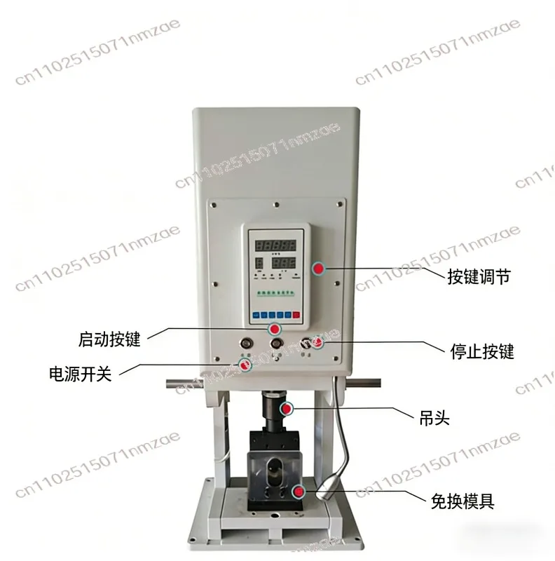 Hydraulic Terminal Crimping Machine 10T Hexagon Die-Free Crimper for New Energy Large-Square Cable Pressing