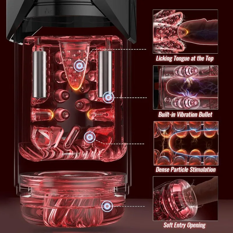 جهاز استمناء للرجال ألعاب جنسية للبالغين مضخة القضيب مكبرة تطبيق مطور آلات جنسية أوتوماتيكية جهاز مص دوار