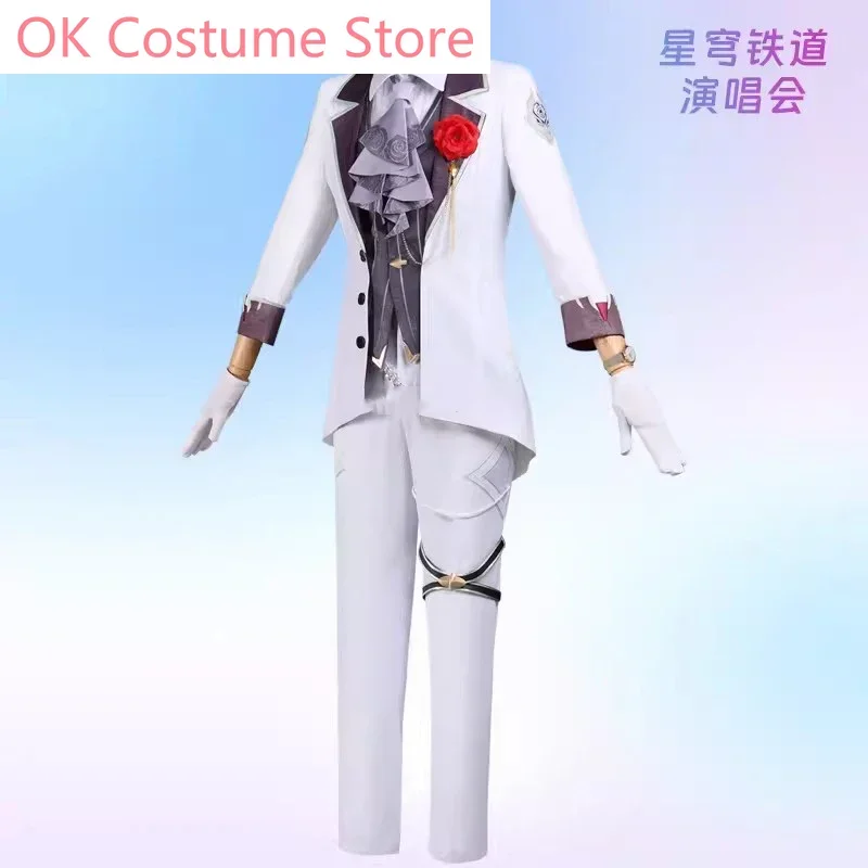 Honkai: Star Rail Argenti Concert Game Suit Handsome Uniform Cosplay Costume Halloween Party Role Play Outfit Men