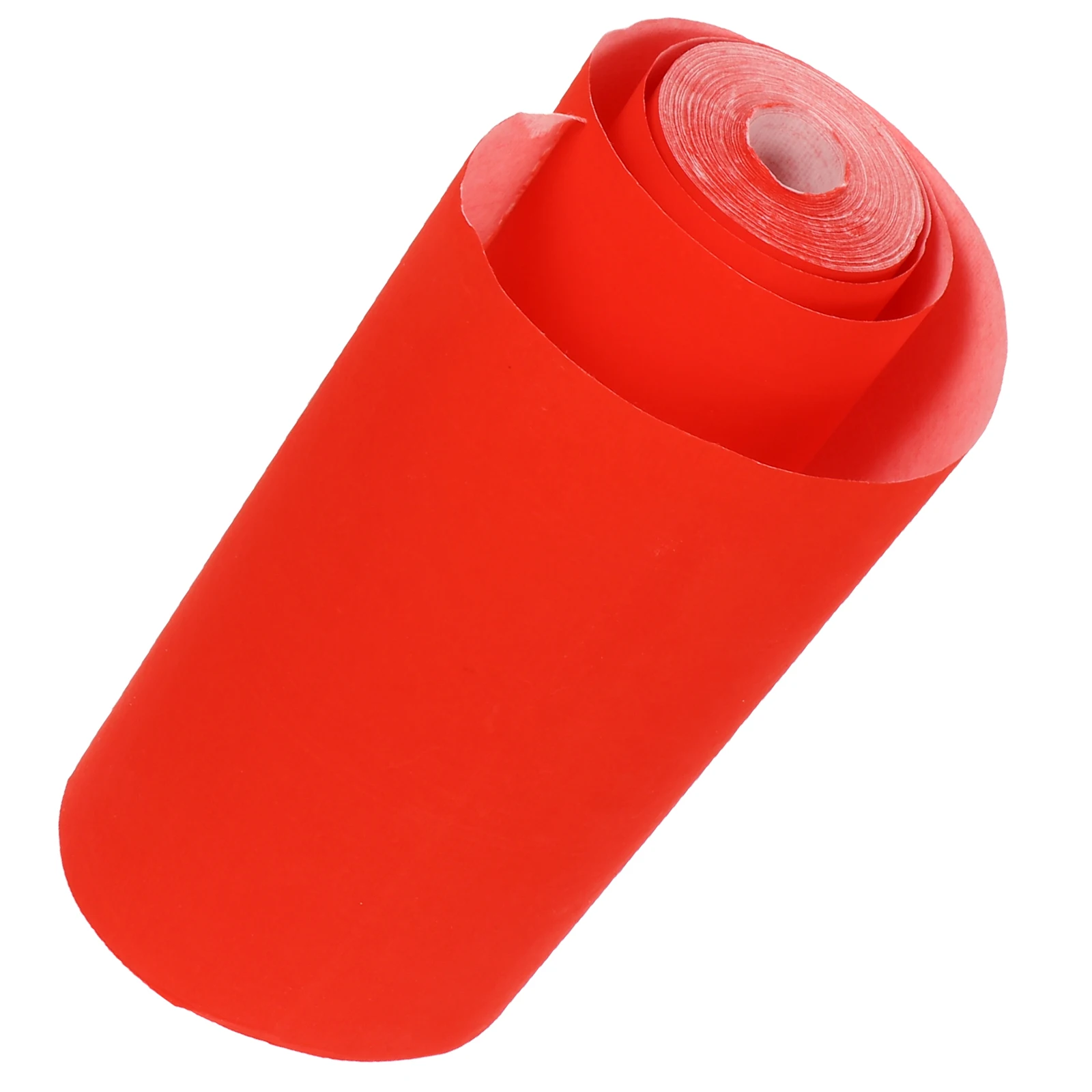 Thickened Rice Paper 1 Roll Red Xuan Paper Calligraphy Ideal for Ink Use Suitable New Year Spring Festival Wedding Events