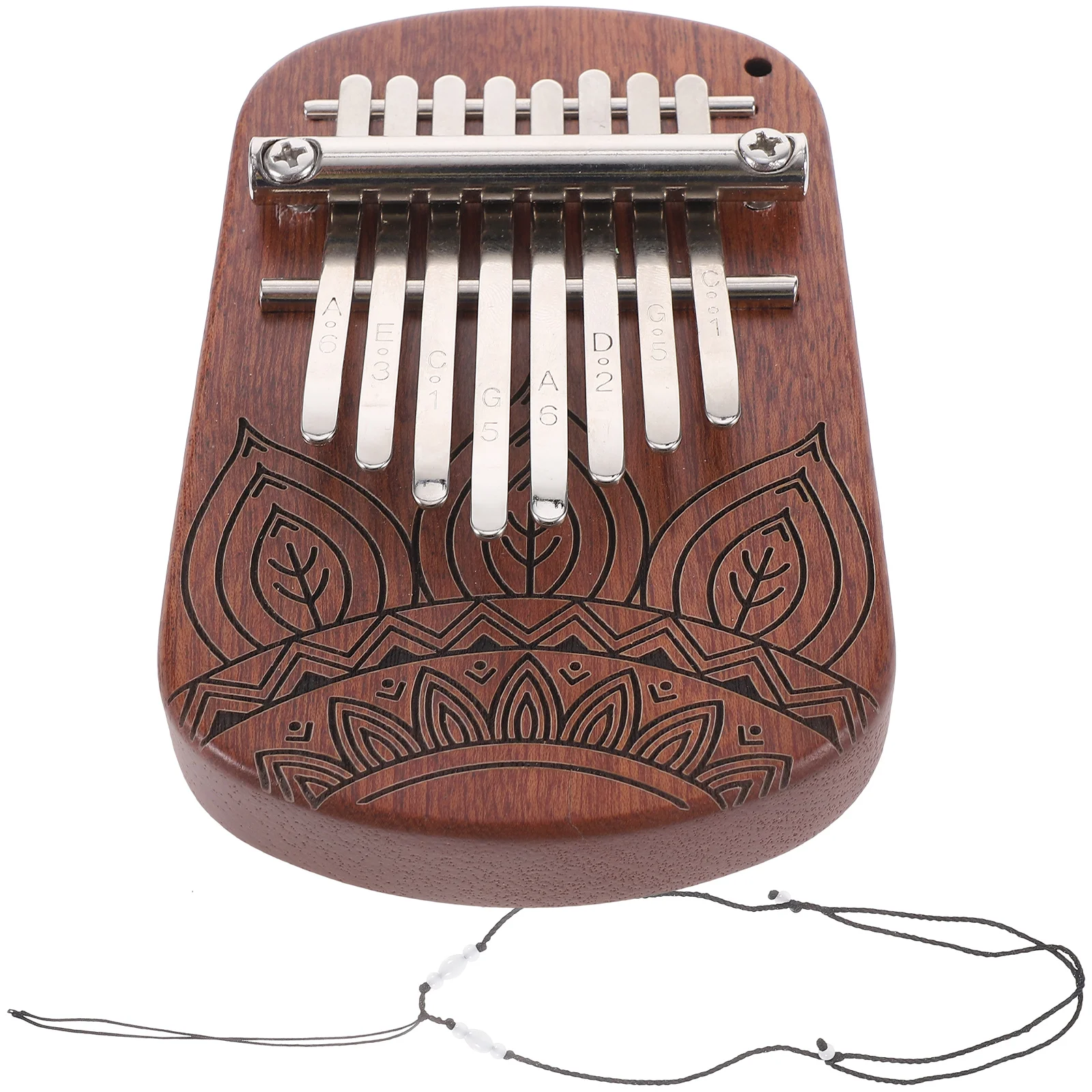 

Musical Instruments Thumb Home Kalimba Piano African Tribal for Beginners