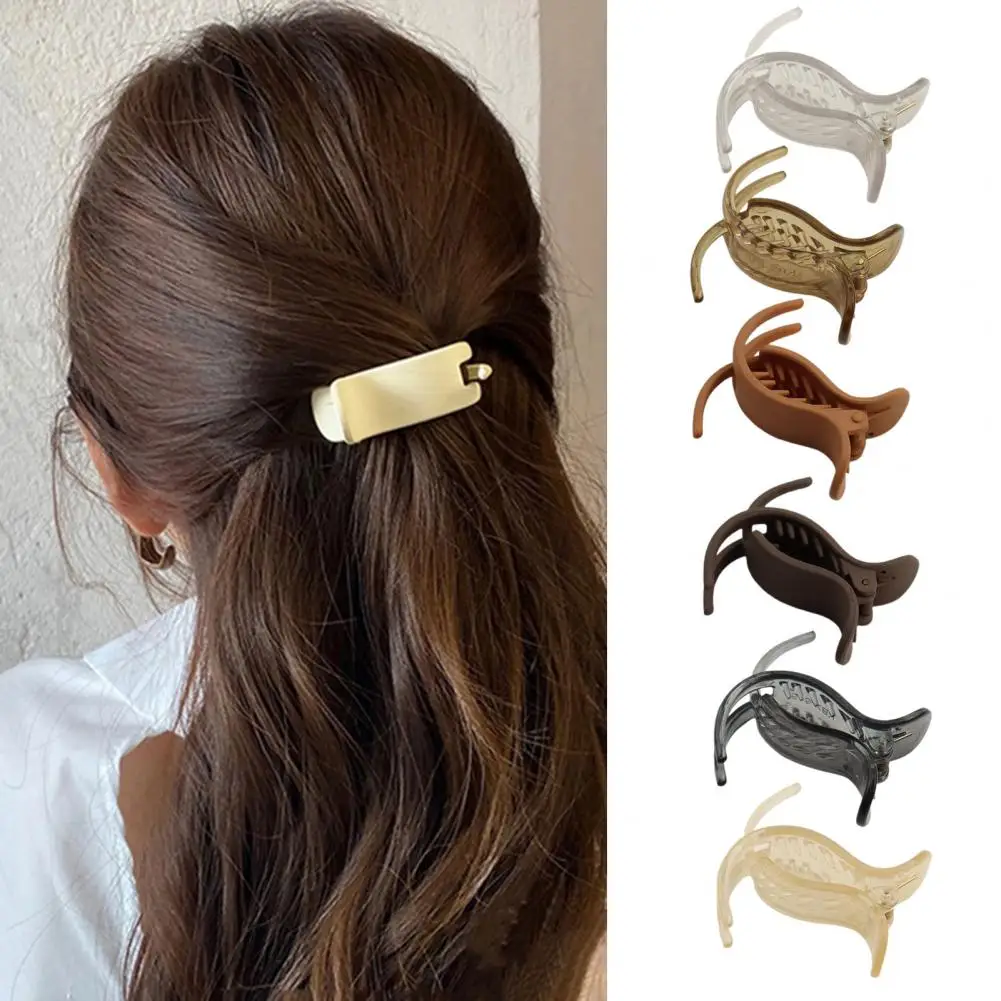 Women Hair Clip Strong Claw Anti-slip Cross Hairs Decoration Headwear Hair Scratching Hair Gripper Hairpin Accessories 머리핀