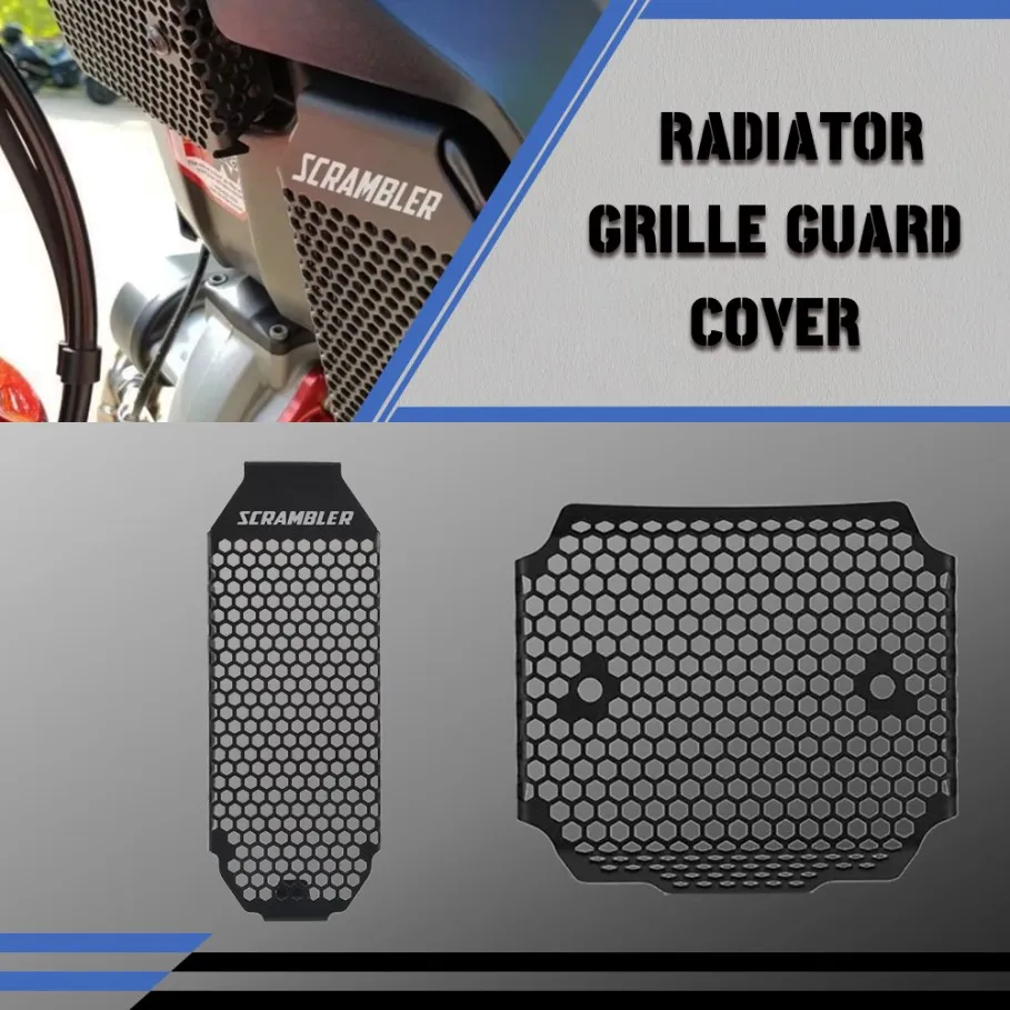 

Motorcycle Accessories Oil Cooler Cover Protector For Ducati Scrambler800 Scrambler 800 2015-2023 Radiator Shield Grille Guard