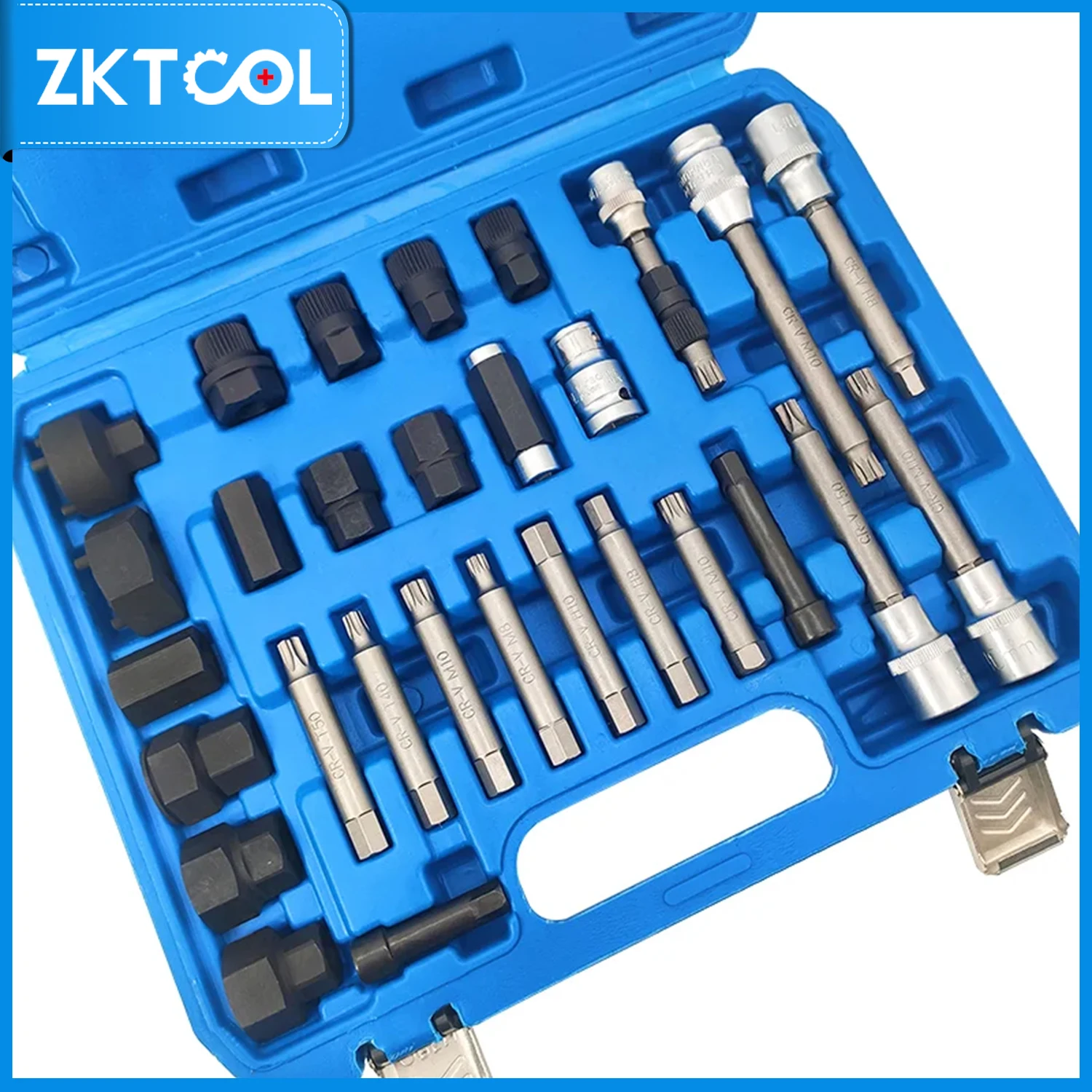 Alternator Pulley Tool Alternator Removal Tool Kit Center Bolt Remover Socket Wrench Tool Fits Most Cars