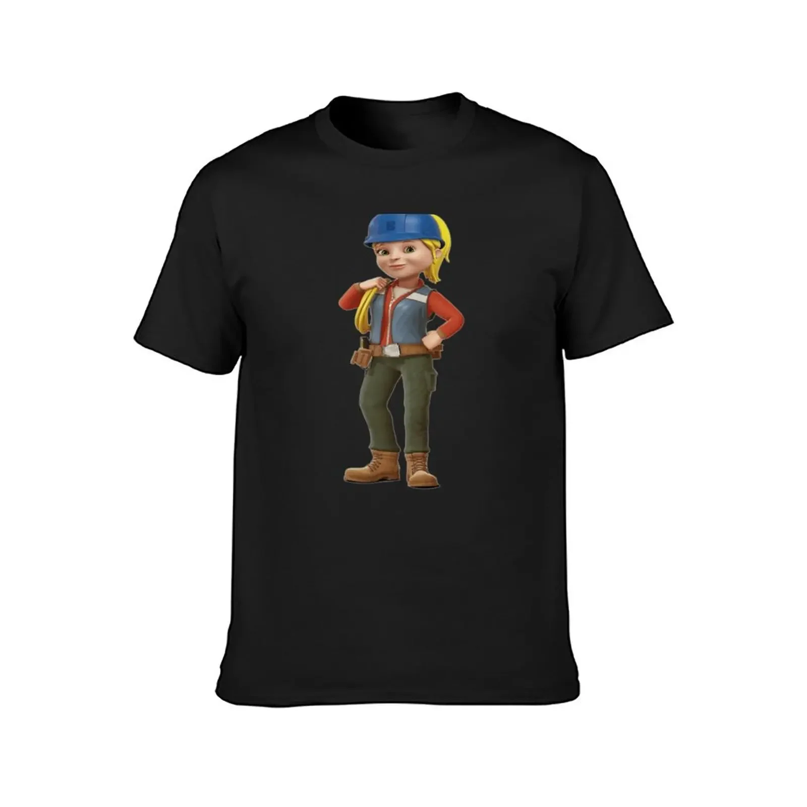 Bob the Builder Wendy T-Shirt vintage t shirts cute tops boys animal print mens t shirt graphic