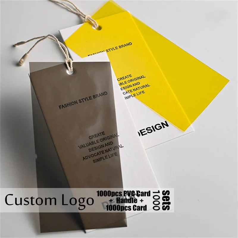 Custom Cards Thank You for Your Order, Small Shop Clothes Gift Decoration, Package Accessory, 22021001, 1000Pcs