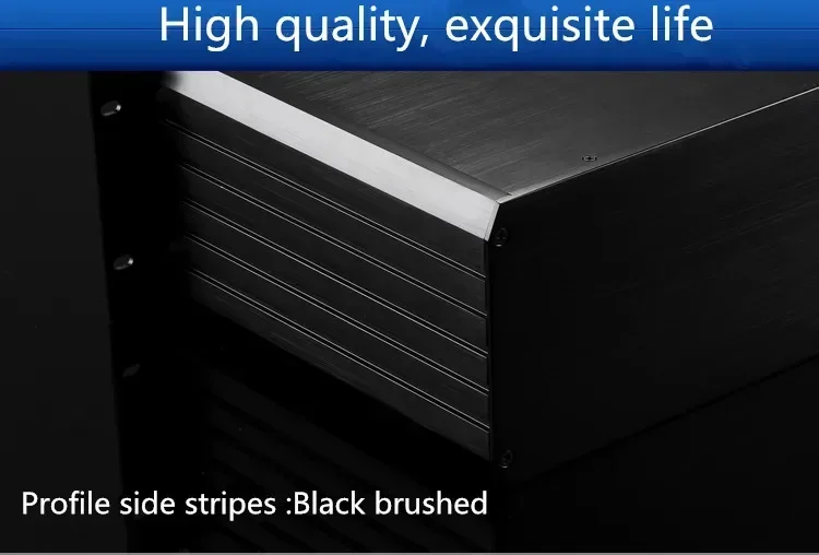 DIY AMP CASE 482*132*250mm 250 deep 19-inch standard 3U chassis instrumentation aluminum chassis amplifier aluminum shell/case