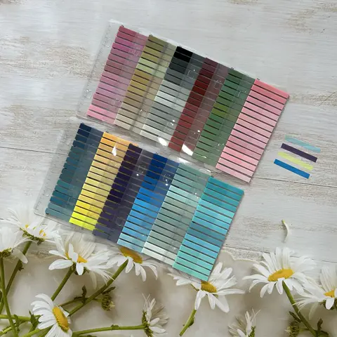 2400 ark brevpapper bokmärken planerare klistermärken självhäftande lösbladiga anteckningsblock sidmarkörer papper flaggor flikar klistermärken register 6 best sales indexklistermärken - №3