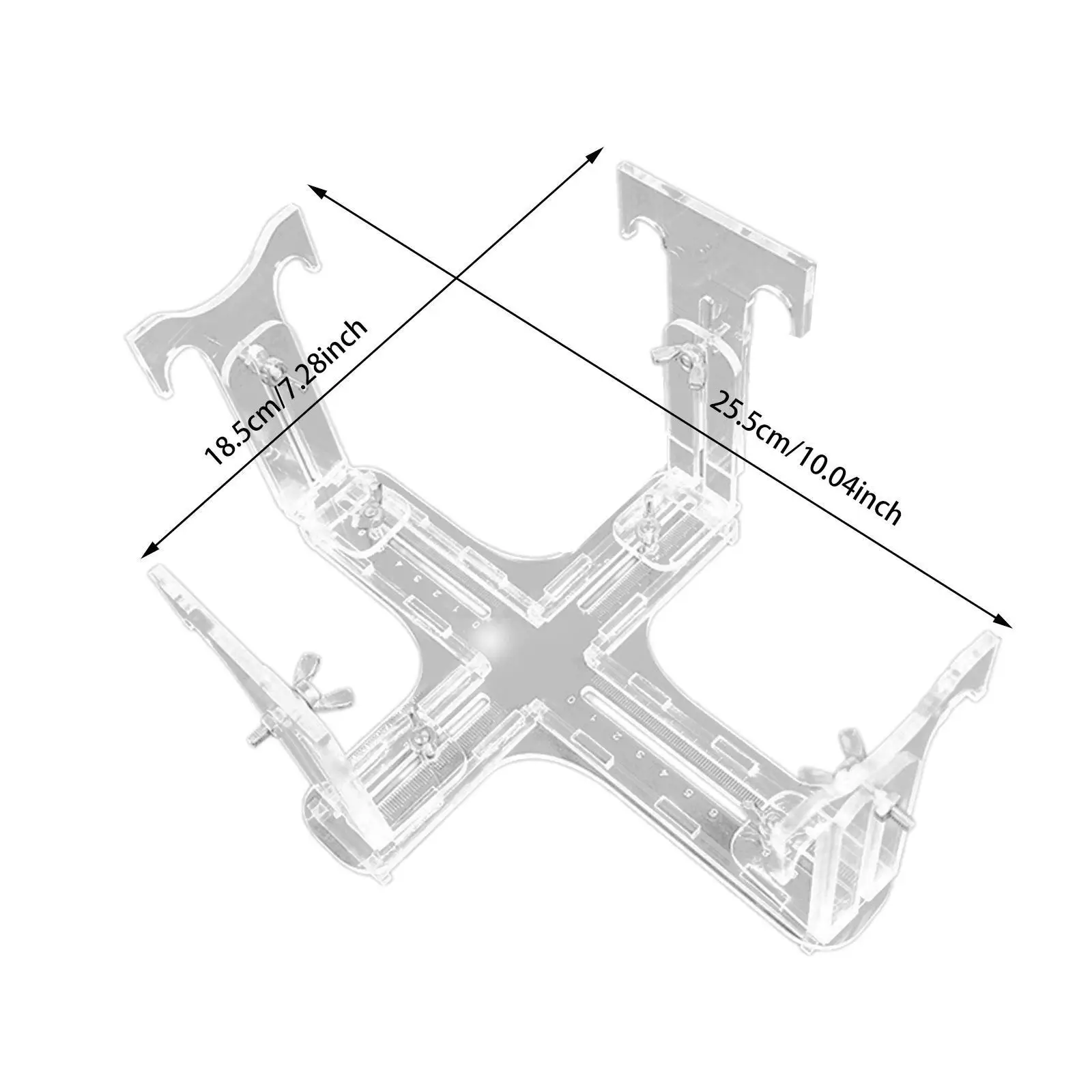 Modelo de avión, estante de pintura en aerosol, modelo de avión, soporte fijo, transparente, práctico, multifunción para el hogar, dormitorio, hombres y mujeres