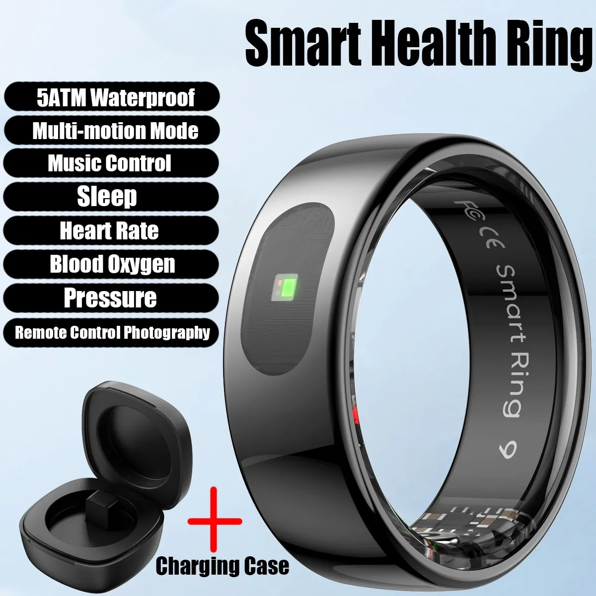 

Новый водонепроницаемый Smartring 5ATM для Xiaomi, 2025 Ring для мужчин и женщин, монитор сердечного ритма в реальном времени, кислорода в крови, здоровье, несколько спортивных режимов