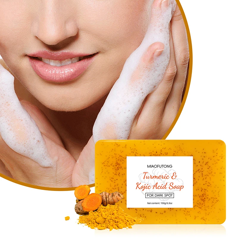 

Turmeric Soap Kojic Acid Soap Lemon Turmeric Soap Cleaning Bathing And Washing Handmade Soap Ginger Granule Soap