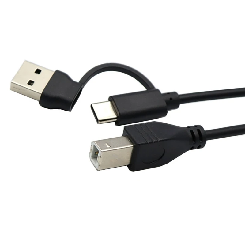 สาย USB OTG สำหรับโทรศัพท์เครื่องสแกนเนอร์เครื่องพิมพ์เปียโน MIDI กลองไมโครโฟนติดทนนาน
