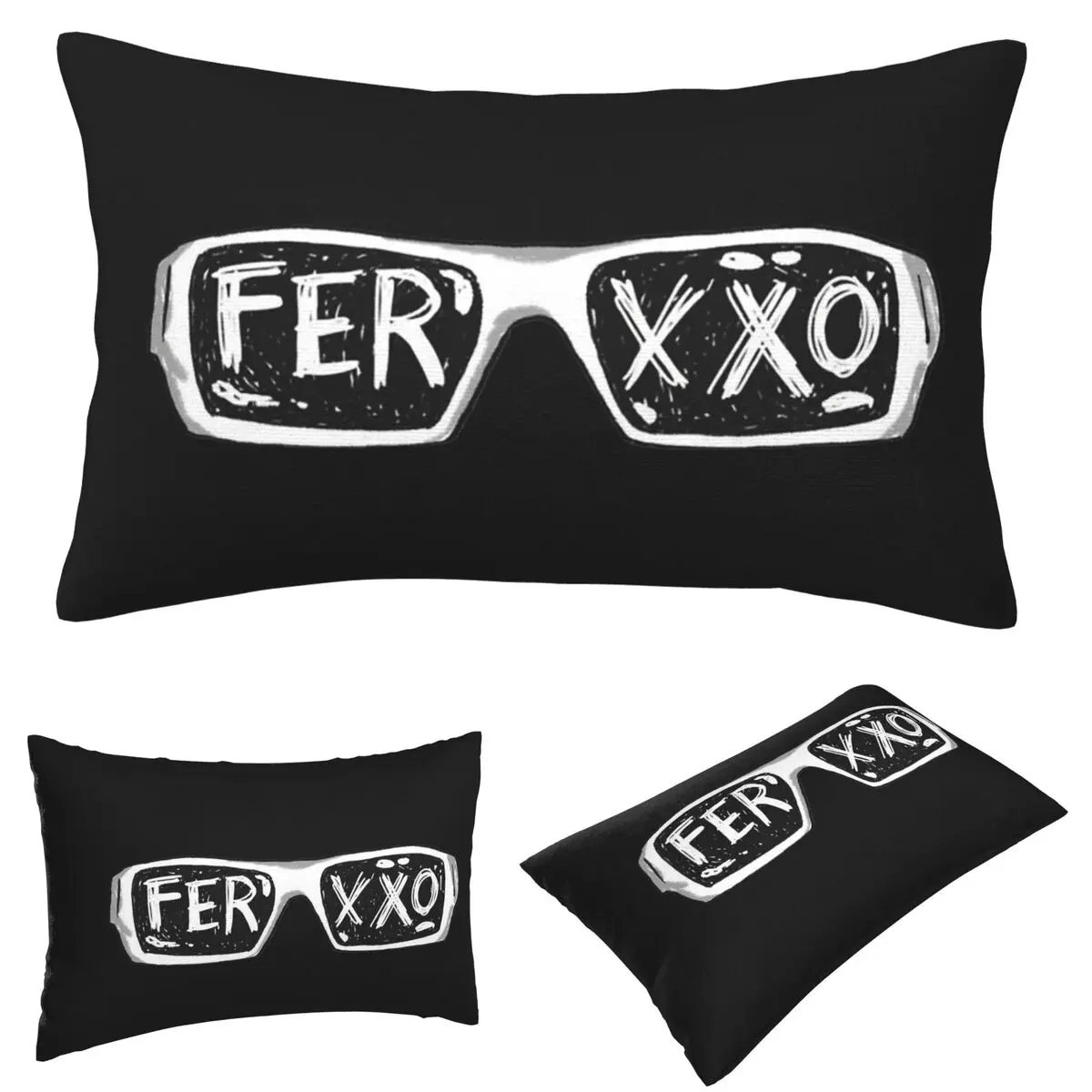 

Очки Ferxxo - Feid Logo, классическая наклейка, прямоугольная наволочка, чехол для подушки, декор для спальни, кровати, домашний комфорт, декоративная подушка