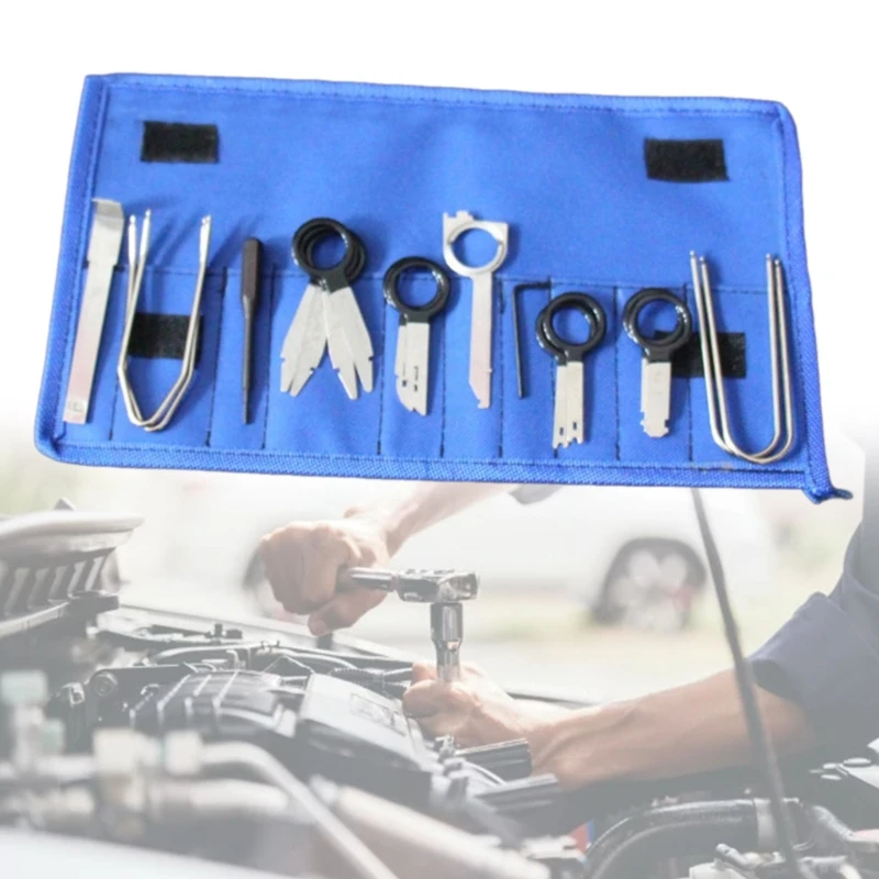 Tooling Radio Removal Tool Removal Keys Stereo Removal Tool Car Speaker Disassembly Tool 20Pcs Professional