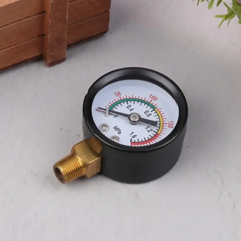 Pressure Gauge Air Compressor Pneumatic Hydraulic Fluid 0-12Bar / 0-170PSI Easy To Read Dial Measuring Instrument