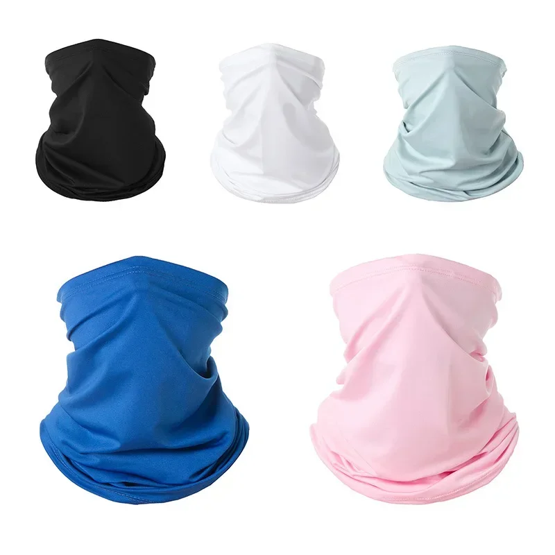 

Solid Camping Hiking Scarves Multifunction Sports Bandana Outdoor Balaclava Face Cover Shield Men Women Neck Warmer Tube Scarf