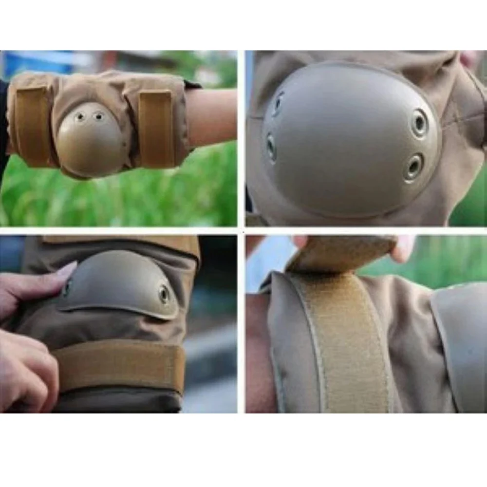 Tactical knee And elbow Protection kit four piece， Outdoor Sports Protection equipment