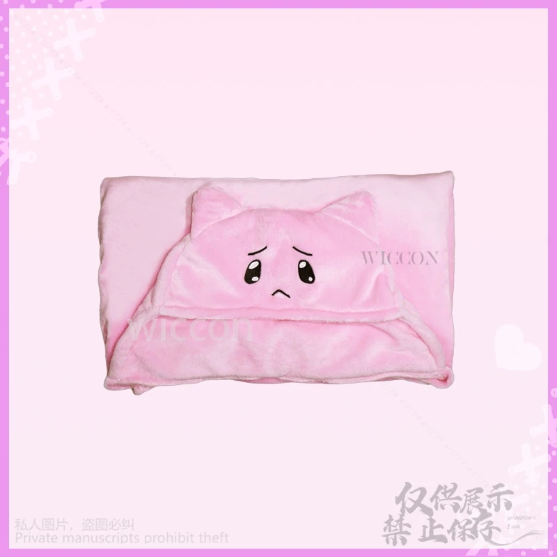Игра NEEDY GIRL OVERDOSE Косплей Jirai Kei Girls KAngel P-chan Костюм Y2K Одеяло Kawaii Pink Cat с капюшоном Мягкая накидка по индивидуальному заказу