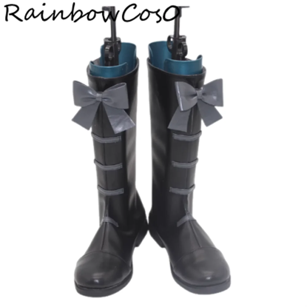 Black leopard Kemono Friends Project Cosplay Shoes Boots Game Anime Party Halloween RainbowCos0 W5462
