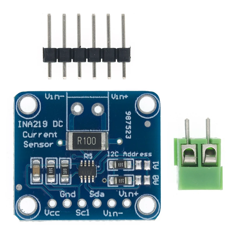 INA219 dwukierunkowy zasilacz prądu stałego czujnik SOT23 moduł Breakout DIY 3V-5V IIC I2C moduł czujnika monitorowania mocy