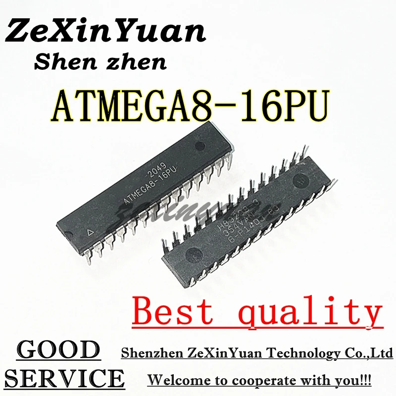 

5PCS-50PCS ATMEGA8 ATMEGA8-16PU DIP-28 8-bit with 8K Bytes In-System Programmable Flash