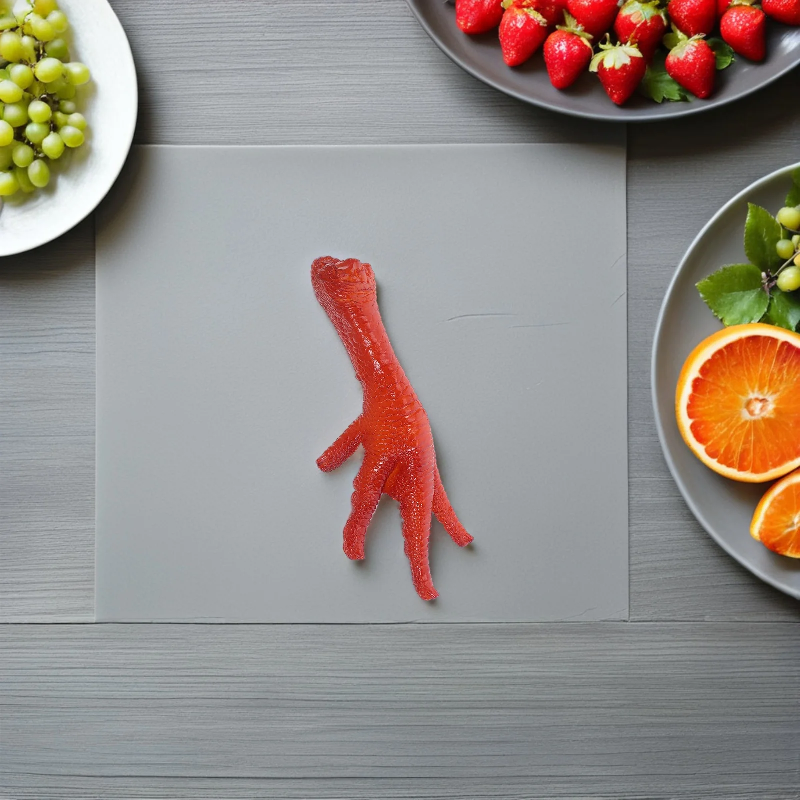 3 PCS Chicken Feet Prop Decoration Fake Food Photography Props Lifelike Artificial Model PVC for Shops