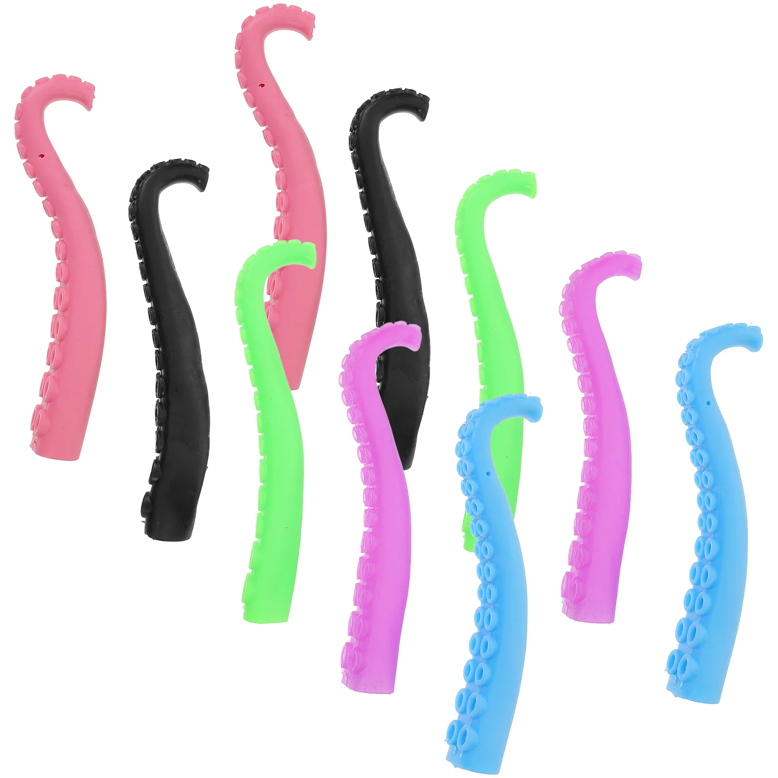 

10 Pcs Octopus Finger Cots Attractive Toys Fingertip for Kids Puppet Random Color Tentacle Puppets Tentacle-shaped