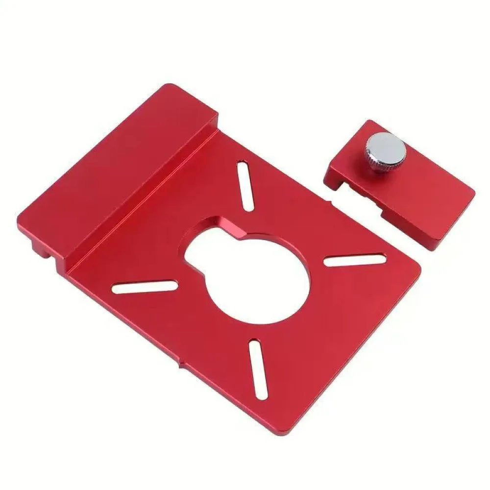 Aluminum Alloy Linear Guide Rail Adapter Milling Locator Slotting Support Bracket Professional Carpentry Jig Tool