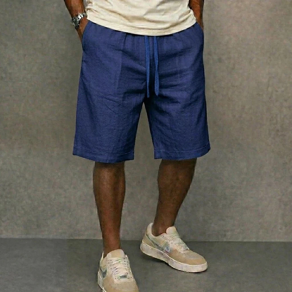 Thumbnail 2 - #47 Top 50 Mens Cotton Linen Summer Shorts