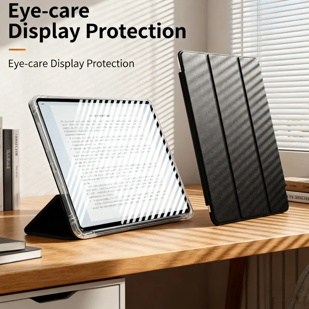 For IPad 11 Tablet Case 11 Inch Auto Wake Stand Tablet Cover for IPad Air 7 11inch/13inch Magnetic Case with Hidden Pencil Slot