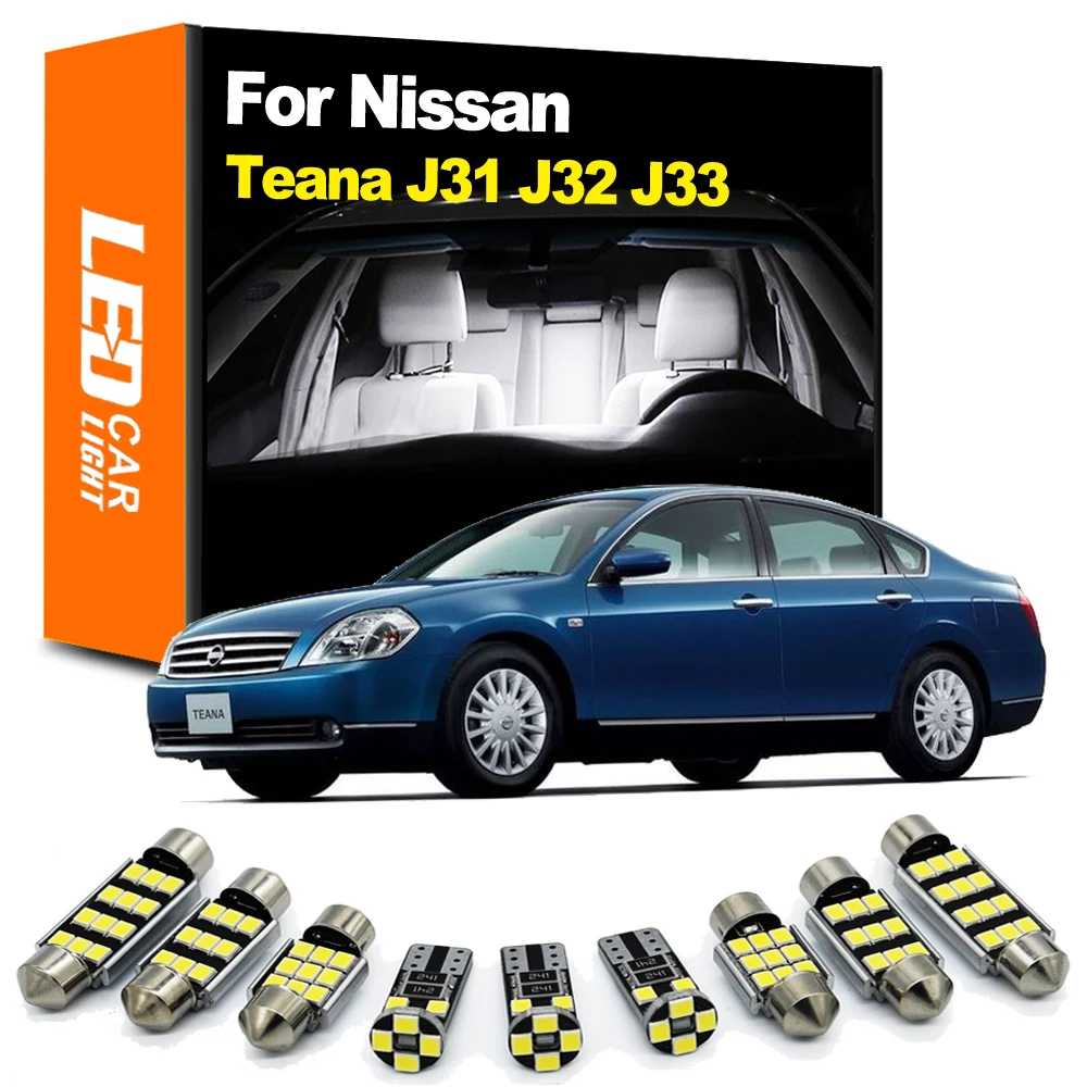 Zoomsee Interior LED For Nissan Teana J31 J32 J33 2003-2013 2014 2015 2016 2017 2018 Canbus Car Bulb Map Dome Trunk Light Kit