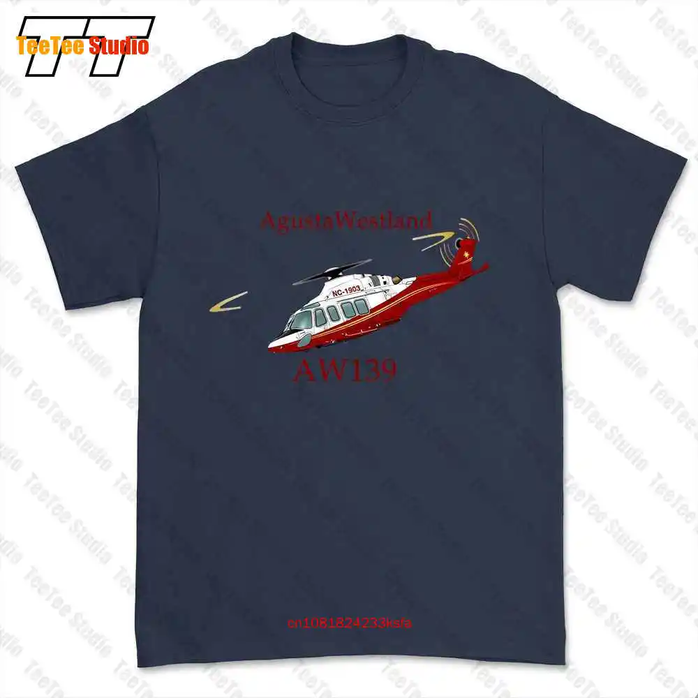 Agustawestland Aw139 Helicopter 01 T-shirt Tee VO2C