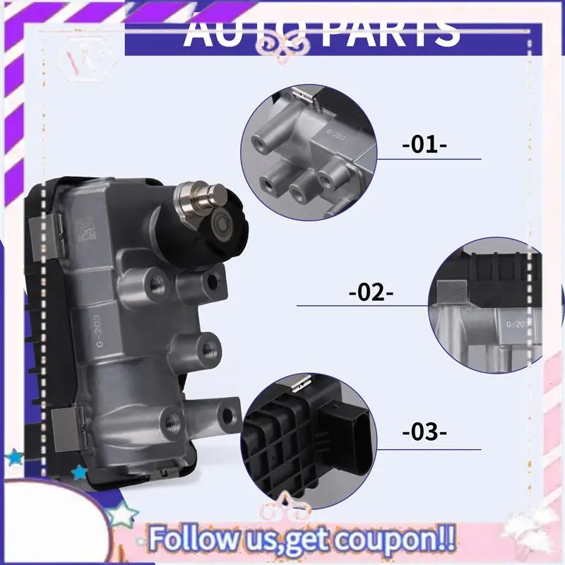 

Portable Car Turbocharger Actuator G-203 6NW008412-71 For Captiva Opel Antara 2.0 D 110Kw Z20S