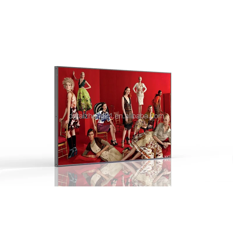 Pemutar Media Digital Signage untuk Layar LCD Iklan Luar Ruangan dengan Bingkai Ultra Tipis, Kecerahan Tinggi, dan Pemasangan di Dinding