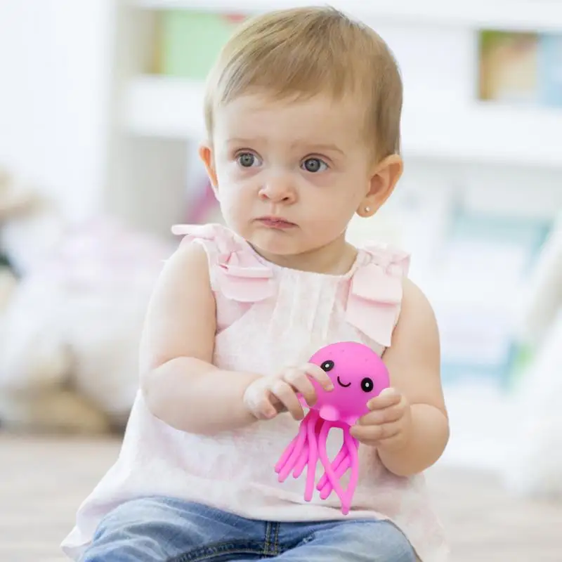 Jouet de pieuvre portable pour enfants, Fidget mentaires oriel léger, eau douce, jouets de piscine d'été