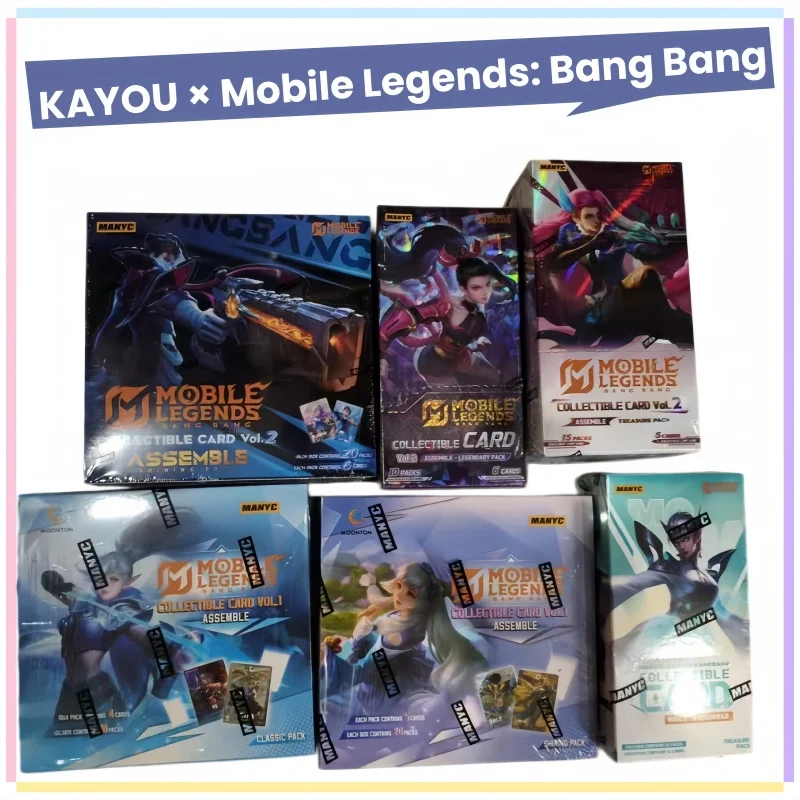 [New]Genuine Mobile Legends Bang Bang Assemble Series Collectible Cards English Version MLBB Card Collection Game Card Toy Gift